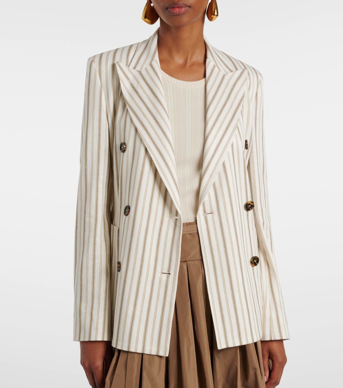 25SS new/Max Mara Pensileコットン＆リネンブレザー Blazer Max Mara Pensile cotton and linen blazer Max Mara