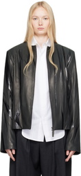 ADER error Black Product. 14 Leather Jacket