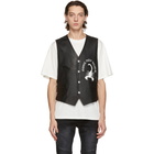 Stolen Girlfriends Club Black Leather Scorpion Rising Vest