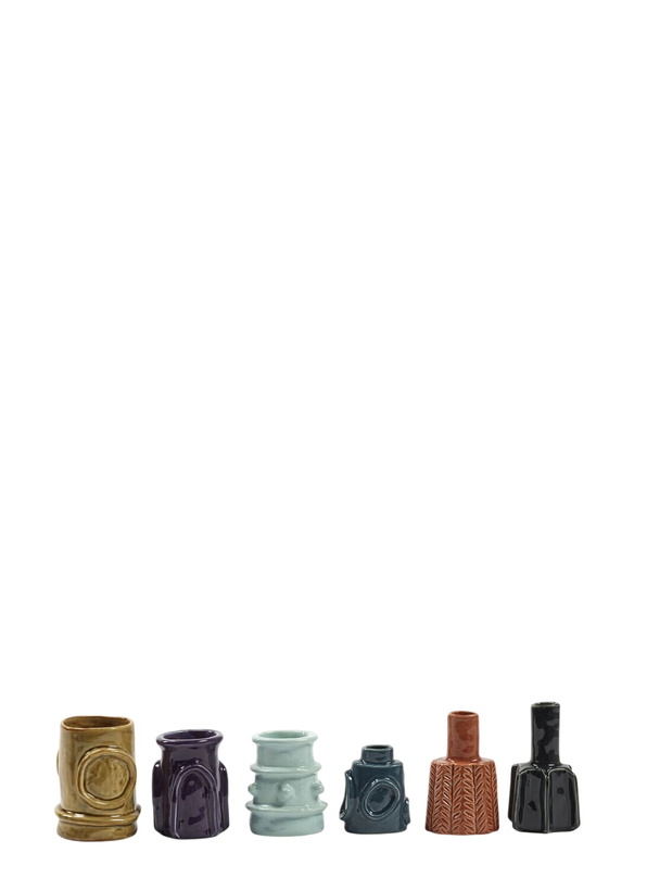 Photo: Serax Set Of Six Molly Assorted Vase