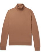 TOM FORD - Slim-Fit Wool Rollneck Sweater - Brown