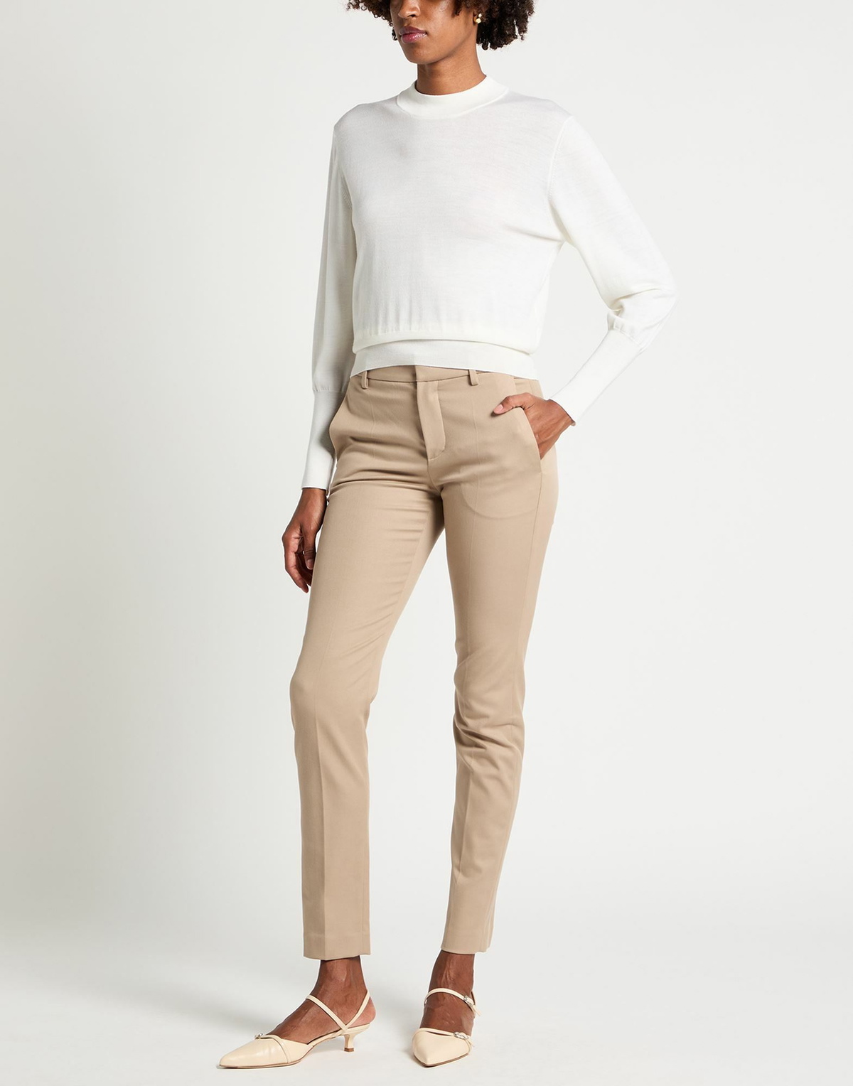Peserico Womens Sweater in Ivory