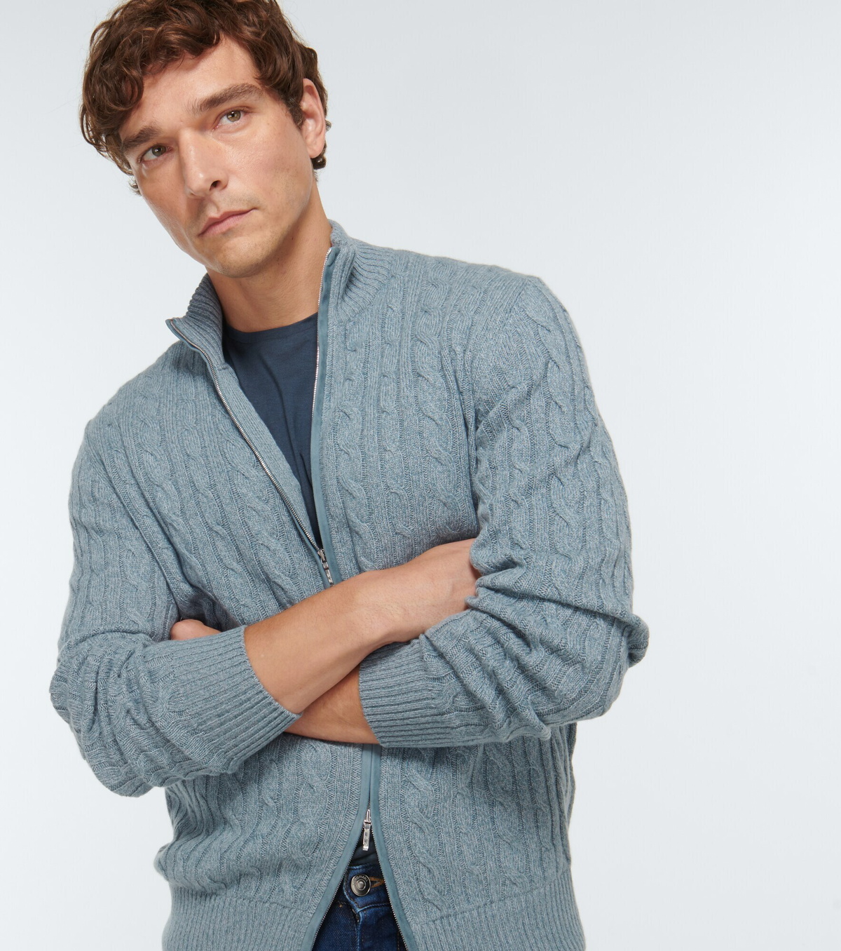 Loro Piana - Cable-knit cashmere cardigan Loro Piana