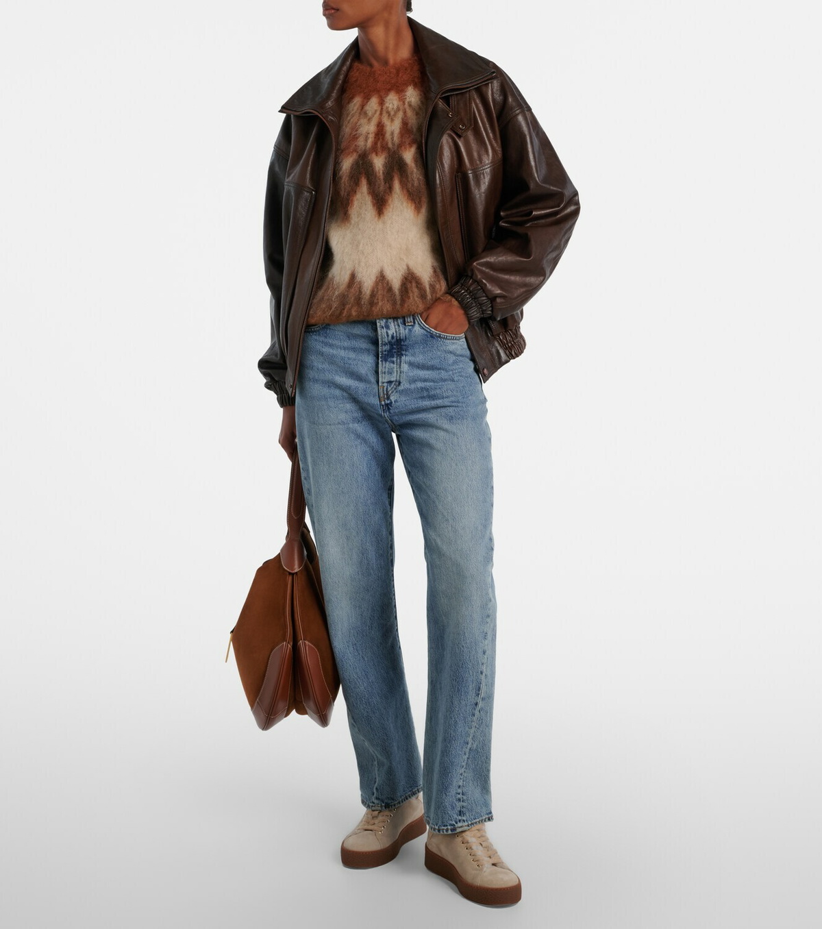 Bogner Lucerne shearling-lined suede sneakers