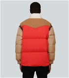 Undercover - Faux shearling-trimmed down jacket