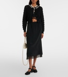 Simone Rocha Ballet Runner embellished ballet flats