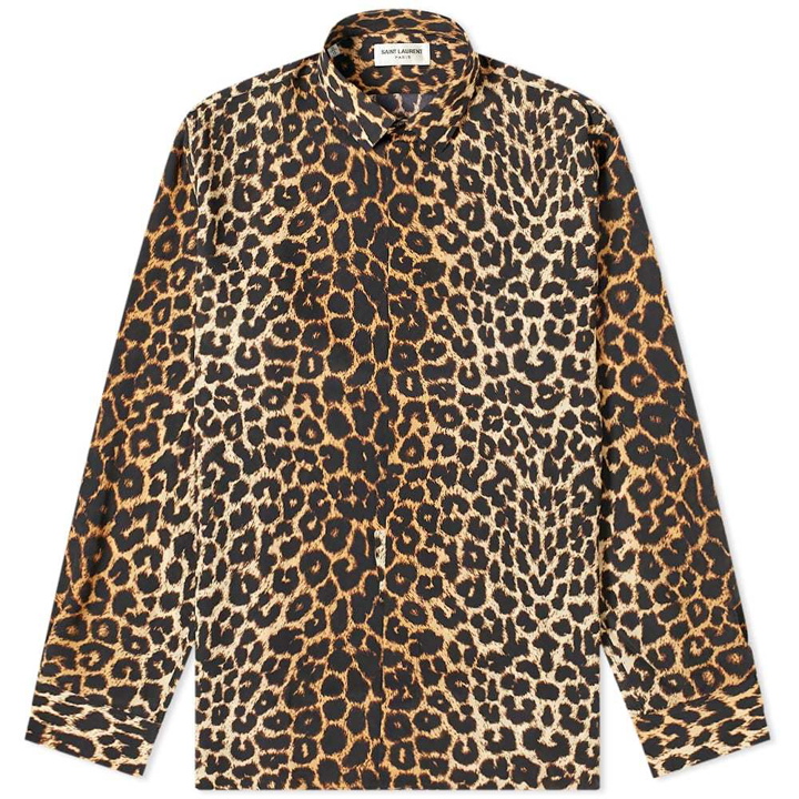 Photo: Saint Laurent Leopard Shirt