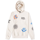 Daily Paper Men's Puscren Graphic Hoody in White Sand