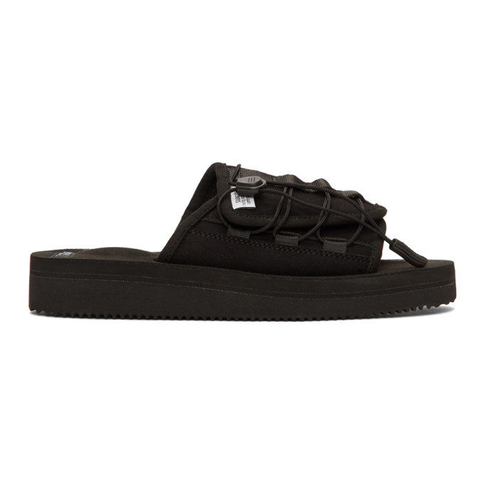 Suicoke Black OLAS-ECS Sandals Suicoke