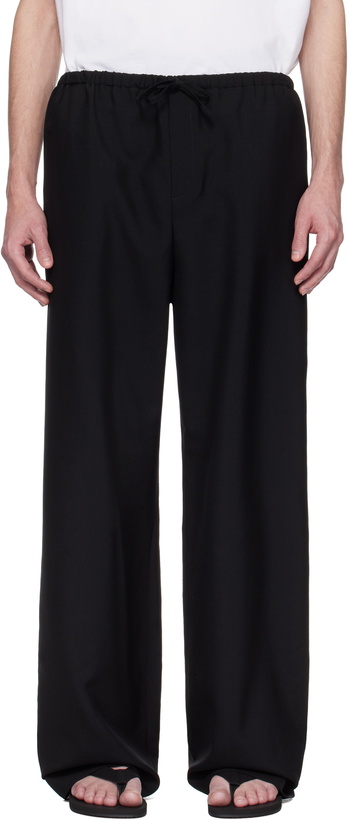 Photo: The Row Black Donatello Trousers