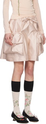 Simone Rocha Pink Cargo Flap Shorts