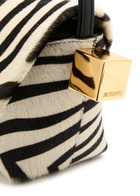 Jacquemus Le Rond Carré Zebra Calf-hair Shoulder bag - Multi Animal - One Size