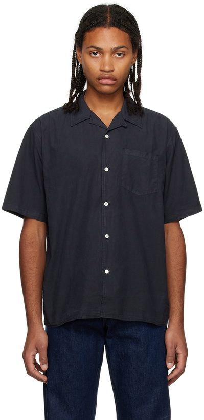 Photo: NORSE PROJECTS Navy Carsten Shirt