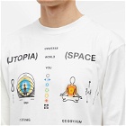 Space Available Men's Long Sleeve Inner Space T-Shirt in White