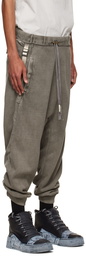 Boris Bidjan Saberi SSENSE Exclusive Gray Cotton Lounge Pants