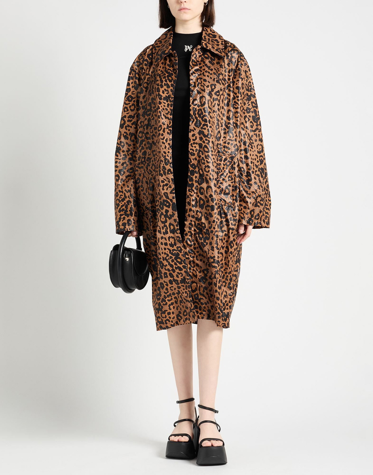 Vetements Womens Overcoat & Trench Coat in Brown