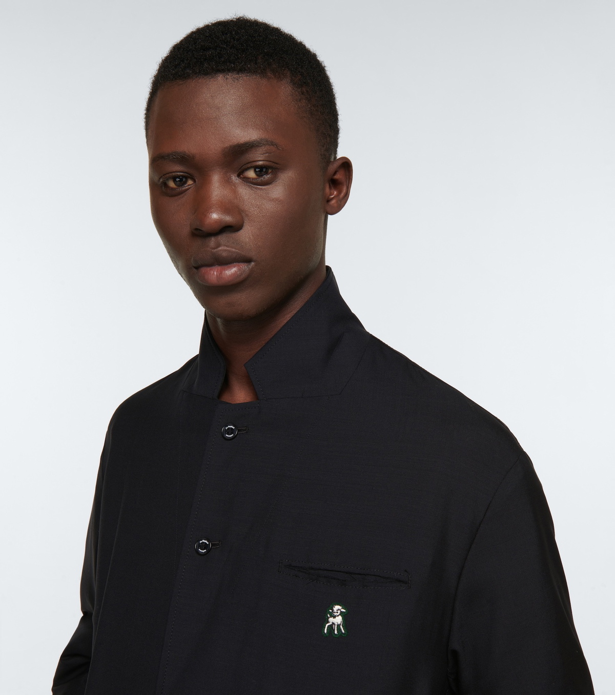 Undercover - The Shepherd mohair and wool coat Undercover