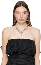 Isabel Marant Silver Multi Ring Boucle Earrings