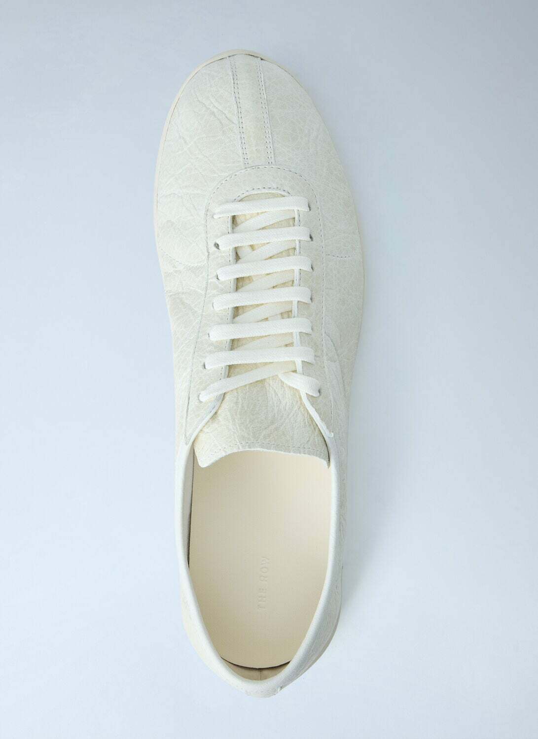 The Row Clement Crinkled-Leather Sneakers