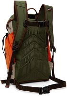 Moncler Grenoble Gray & Khaki Patch Backpack