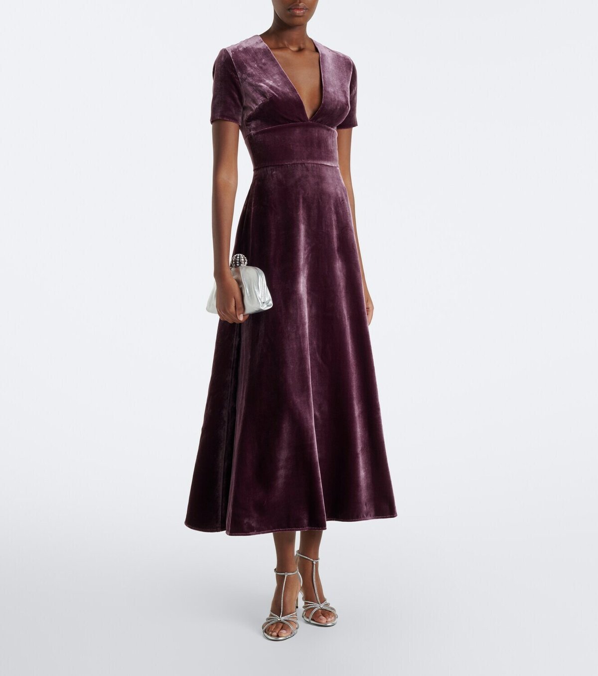 Elie Saab Velvet midi dress