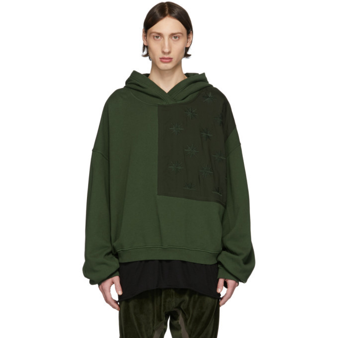 Haider Ackermann Khaki Perth Patch Hoodie Haider Ackermann