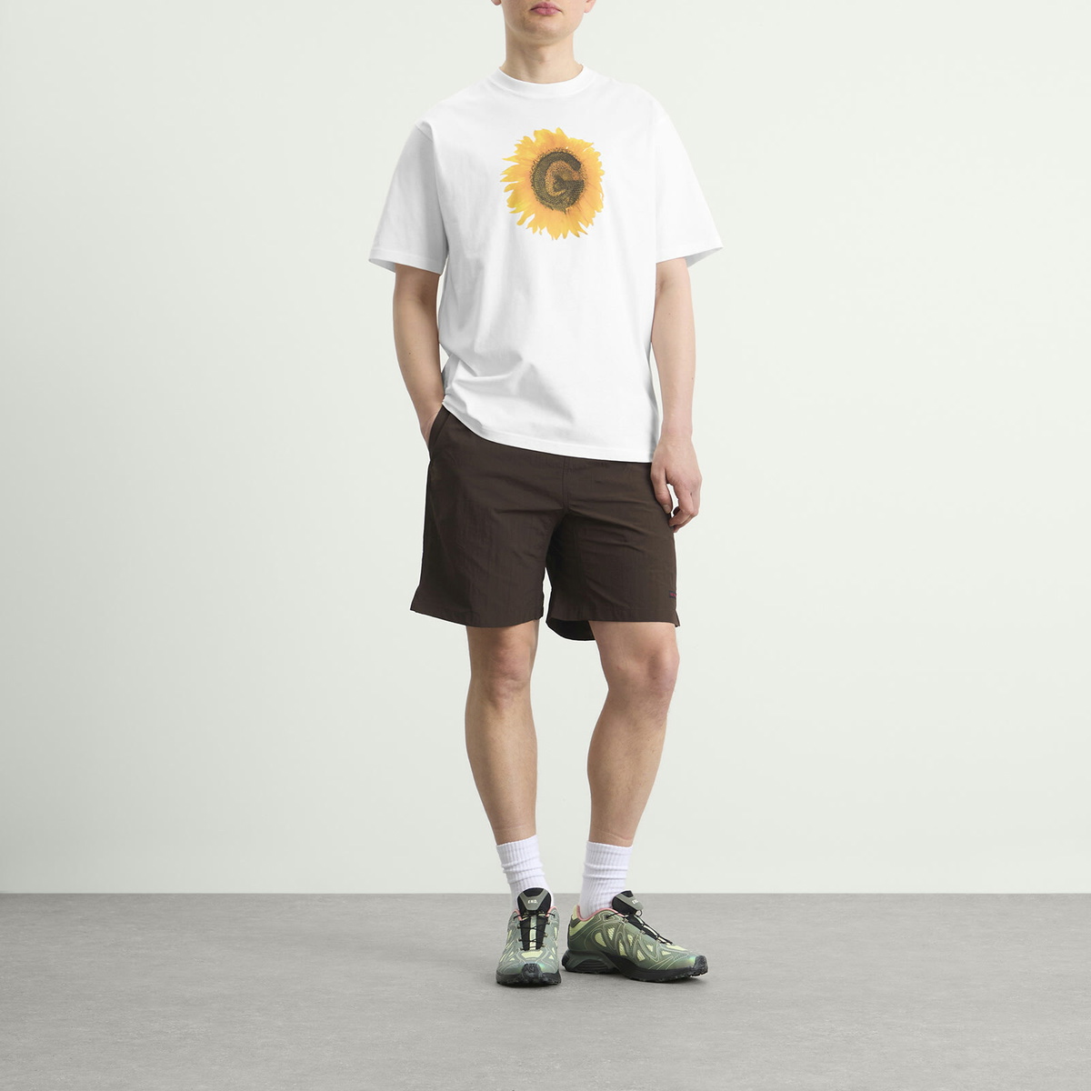 Gramicci Men's G-Flower T-Shirt in White