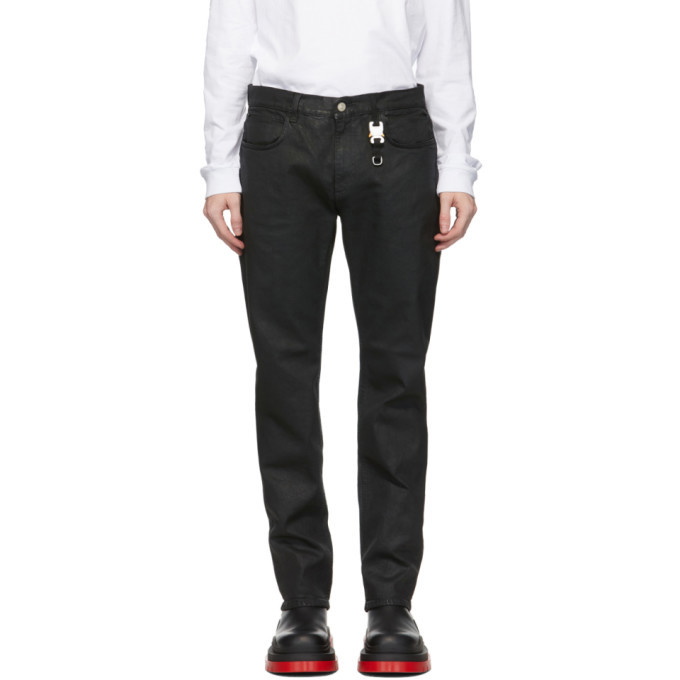 Photo: 1017 ALYX 9SM Black Six-Pocket Moonlit Jeans