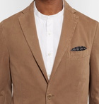 Incotex - Tan Slim-Fit Unstructured Cotton and Cashmere-Blend Twill Blazer - Men - Tan