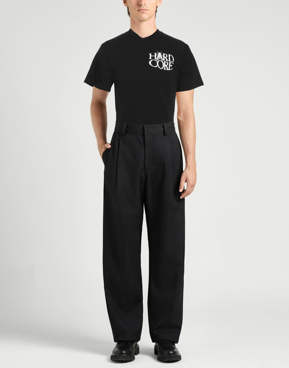 Aries Mens T-shirt in Black
