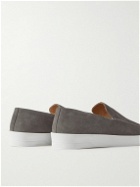 Mr P. - Peter Suede Loafers - Gray