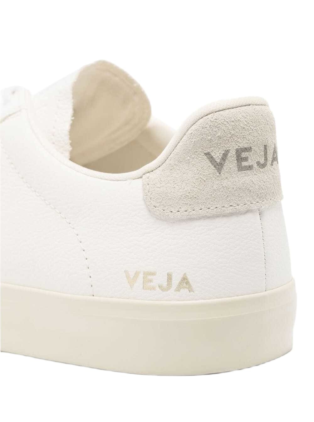 White Low-top Sneakers With Logo Patch In Leather Unisex Veja