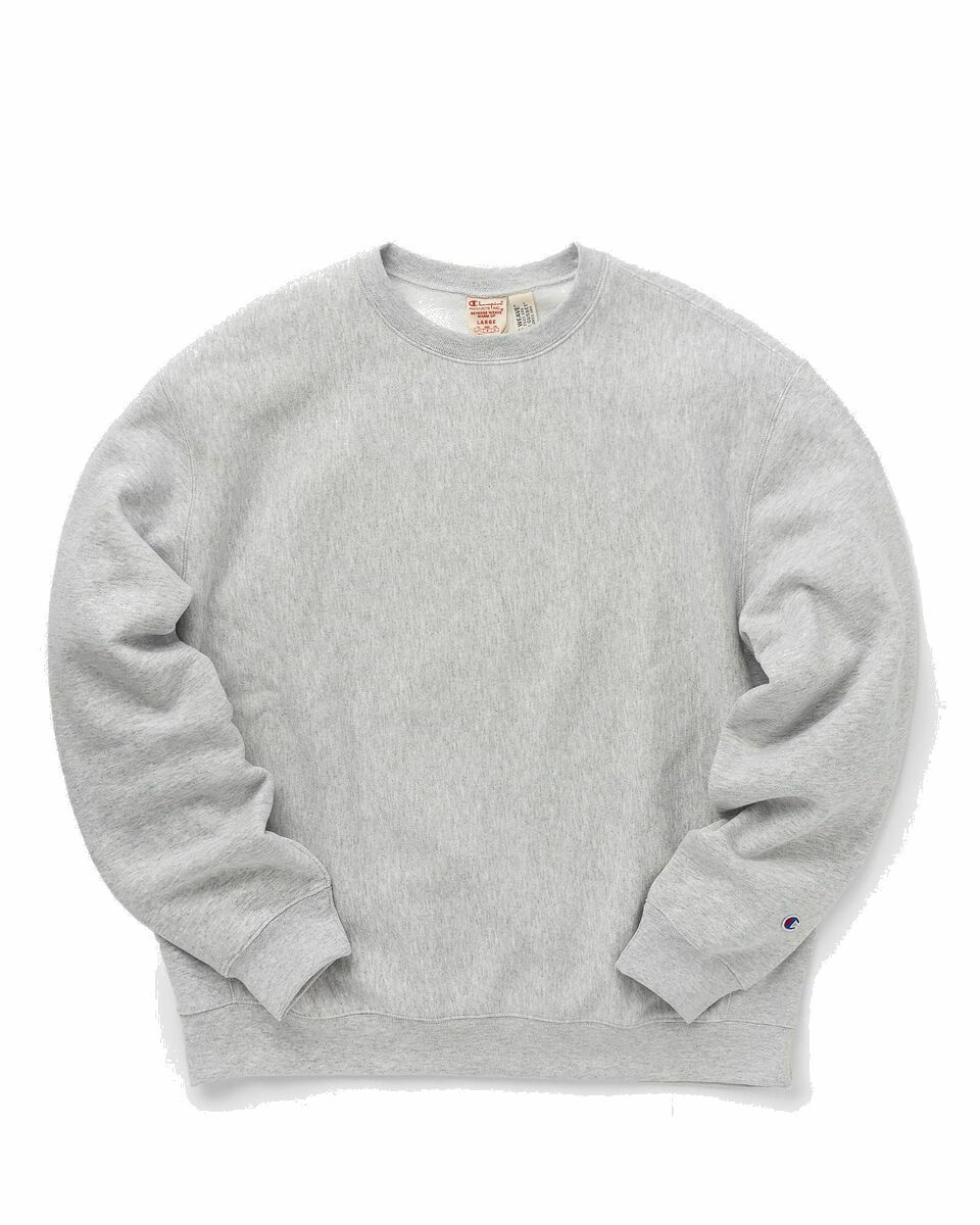 Champion® Reverse Weave Crew Neck Sweatshirt - Men's Sweatshirts in Oxford  Grey