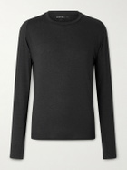 Portal - Drift Merino Wool-Blend Jersey T-Shirt - Black