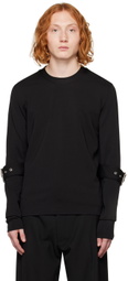 Maximilian Davis Black Stride Sweater