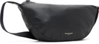 WOOYOUNGMI Black Leather Moon Bag