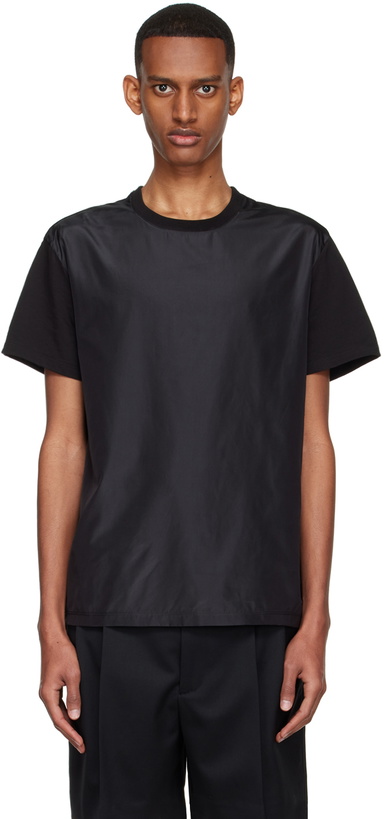 Photo: Valentino Black Cotton T-Shirt