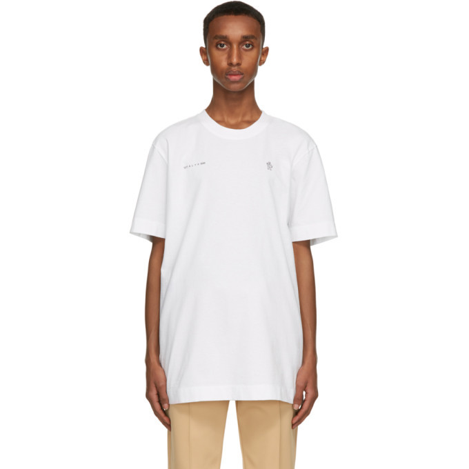 Photo: Moncler Genius 6 Moncler 1017 ALYX 9SM White Logo T-Shirt