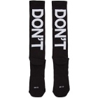 11 by Boris Bidjan Saberi Black Dont Socks