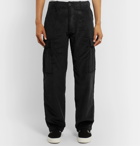 Pop Trading Company - Slim-Fit Cotton-Corduroy Cargo Trousers - Black
