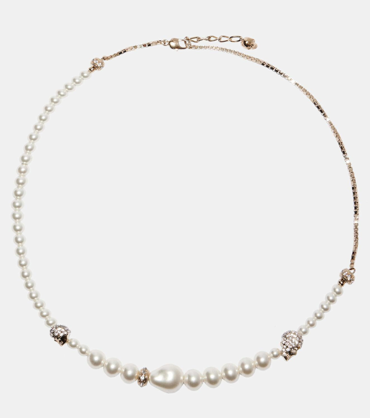 McQueen Faux pearl necklace