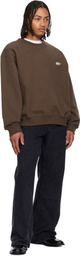 Solid Homme Brown Back Logo Sweatshirt