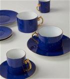 L'Objet - Lapis set of 6 espresso cups and saucers