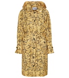 Frame - Python-print trench coat