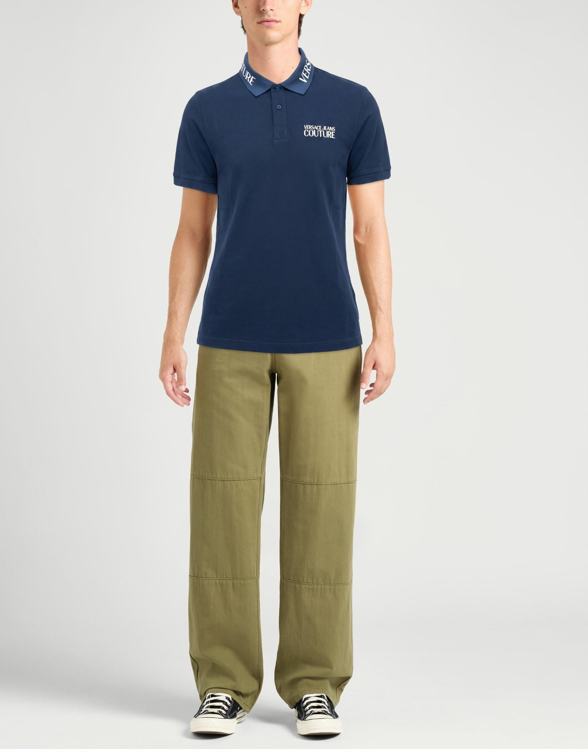 Versace Jeans Couture Mens Polo shirt in Navy
