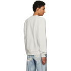 Kenzo Gray Kenzo Paris 'KENZO Eiffel Tower Design' Cotton Sweatshirt
