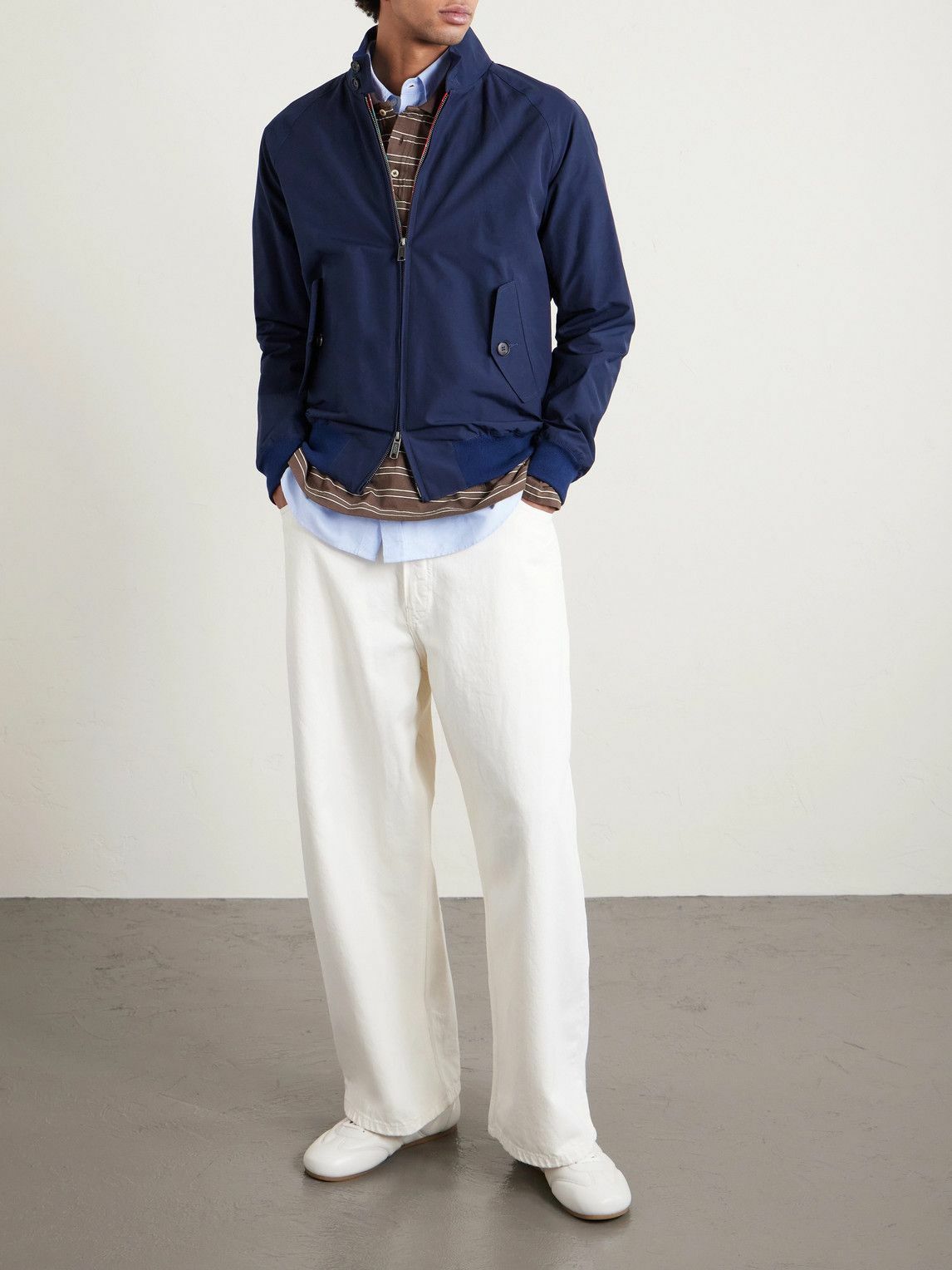 Baracuta - G9 Shell Harrington Jacket - Blue
