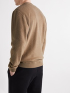 SSAM - Andy Brushed Cotton and Camel Hair-Blend Sweatshirt - Brown