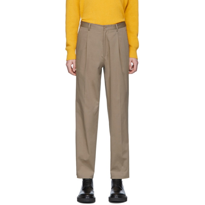 Photo: Etro Beige Relaxed Fit Trousers