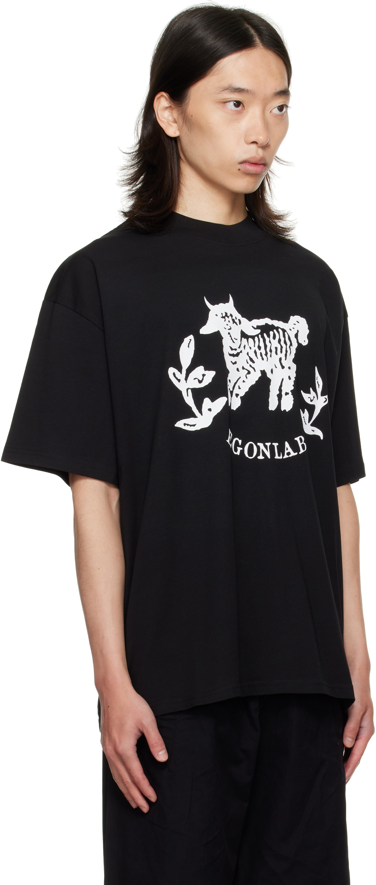 EGONlab Black Moutono T-shirt